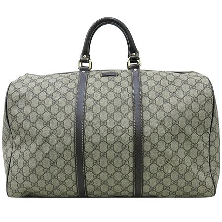 Gucci(구찌) 206501 GG로고 PVC 다크브라운 트리밍 캐리온 더플 보스톤 토트백 Gucci(구찌) 206501 GG로고 PVC 다크브라운 트리밍 캐리온 더플 보스톤 토트백